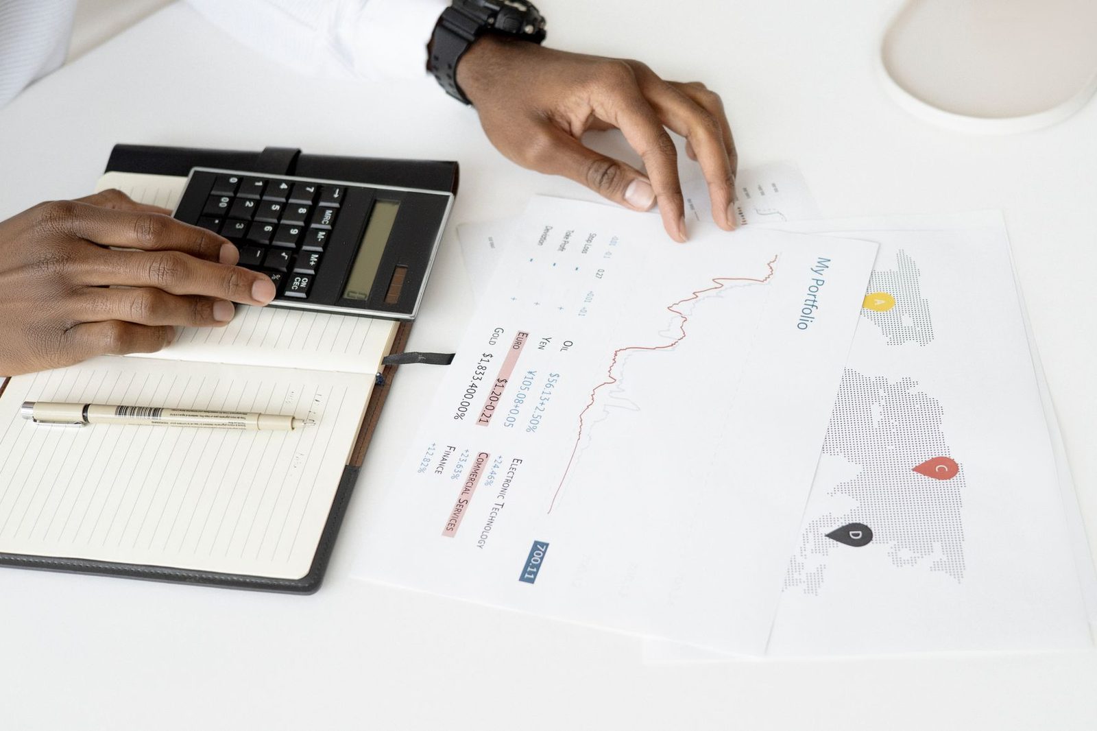 Freight invoices prepared for the free review