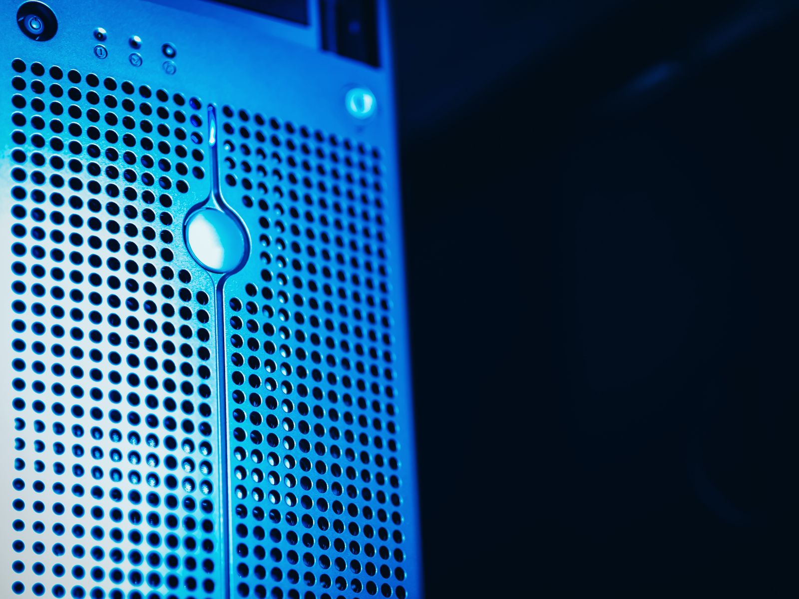 Server racks holding centralised supplier and item records