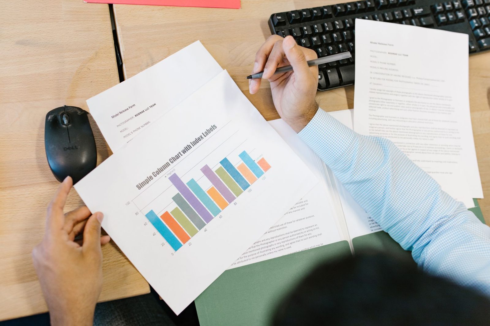 Supplier records being classified and enriched